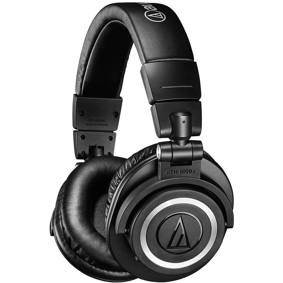 Audio-Technica ATH-M50xBT2 Professional Studio Monitor Headphones with  Bluetooth - Black